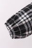 Black&white plaid dress