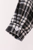 Black&white plaid button down shirt