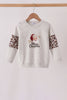 Grey christmas santa claus sweatshirt