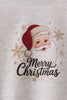 Grey christmas santa claus sweatshirt