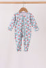 Sage santa claus bamboo romper