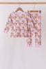 Pink milk cookie holly bamboo pajama set