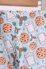 Blue milk cookie holly bamboo pajama set