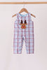 Blue plaid deer reversible jonjon