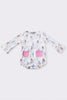 Pink ballet print girl bubble