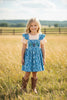 Cute Cow printed Overall Dress with Undershirt