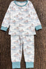 Mallard Duck on White Boys Pajamas