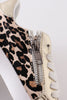 Leopard star glitter sneaker (toddler to big kids)