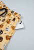 Orange Long Sleeve Ruffle Pumpkin Face Print Two Piece Lounge Set