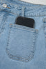 Myosotis High Rise Patch Pocket Denim Shorts