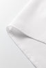 White Smocked Cuffs Semi Sheer Long Sleeve Dolman Blouse