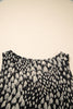 Black Printed Sleeveless Maxi Dress
