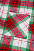 Red Christmas Plaid Casual Flannel Shacket
