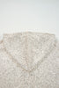 Jet Stream Sequin Hooded Long Sleeve Top