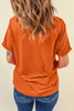Mint Green Casual Plain Crew Neck Tee