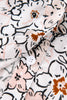 Khaki Bold Floral Print Frilled Puff Sleeve Button Down Shirt