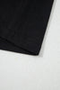 Black Plus Size Solid Color Bow Tie Peplum Tank Top