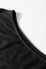 Coffee Plus Size Solid Color Asymmetric Neck Short Sleeve Blouse