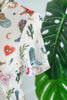 White LOVE WILD DREAMER Western Print Sheer Mesh Top