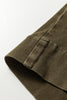 Jungle Green Double Waistband Loose Straight Jeans