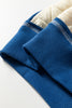 White Quilted Fleece Color Block Patchwork Oversize Hoodie