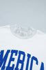 Light Grey Mock Neck Reversible USA/America Graphic Sweatshirt
