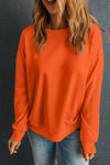 Bonbon Solid Classic Crewneck Pullover Sweatshirt