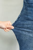 Beau Blue Acid Wash Pocket Detail Flare Jeans