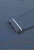 Blue Stripe Drop Shoulder Round Neck Long Sleeve Tee and Buttoned Shorts 2pcs Lounge Set