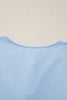 Black Plus Size Solid Color Bow Tie Peplum Tank Top