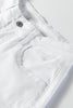 White Bow Knot Side Detail Straight Leg Loose Jeans