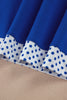 Racing Red Polka Dot Trim Baggy Pullover 2pcs Short Set