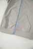 Smoke Green Contrast Trim Zip Up Sporty Jacket Drawstring Mini Skort 2pcs Set
