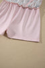 Brown Polka Dot Two Piece Set Long Sleeve Casual Skirt Set