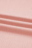 Pink Stripe Drawstring Plus Size Loose Pants