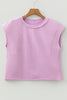 Bright Pink Mineral Wash Boxy Fit Cotton Tank Top