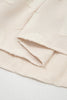 Parchment Long Sleeve Notched Neck Jacquard Tiered Mini Dress