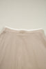 Parchment Raw Edge Detail Colorblock Patchwork Cropped Pullover Drawstring Skirt Set
