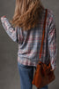 Multicolour Plaid Textured Chest Pocket Vintage Shirt