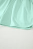 Light Pink Solid Color Exposed Seam Mock Neck Oversize Tee Casual Shorts 2pcs Outfit