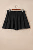 Parchment Plus Size Frilled Elastic Waist Lace Trim Boho Ruffled Shorts