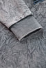 High-rise saved by grace Letter Embroidery Mineral Wash Loose Sweatshirt