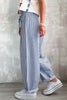 Black Stripe Drawstring Casual Loose Pants
