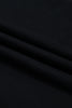 Black Solid Color Oversized Mock Neck Sweatshirt