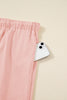 Pink Stripe Drawstring Plus Size Loose Pants