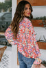 Yellow Cakewalk Floral Smocked Blouse