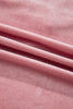 Fushia Solid Color Velvet Ribbon Bow Knot Long Sleeve Blouse