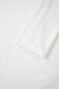 White Sheer Lace Splicing Long Sleeve Shift Top