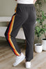Dark Grey Counting Rainbows High Waist Sweatpants