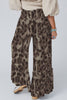 Multicolour Camo Print Wide Leg Casual Pants